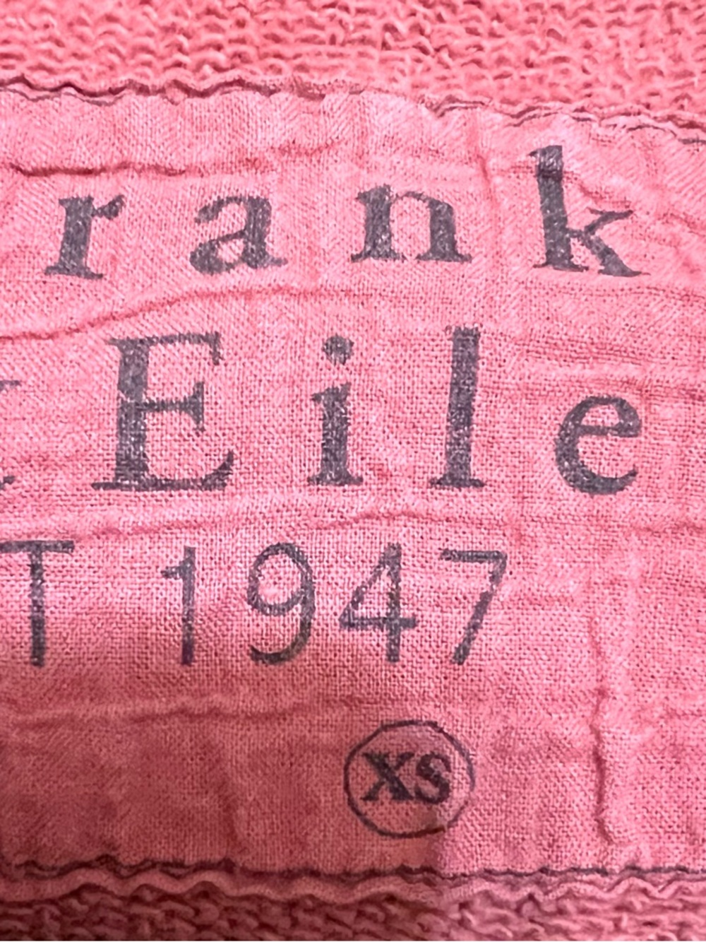 Frank & Eileen Tee Lab Kane Capelet Hoodie XS Spice Cotton Sweatshirt - Picture 5 of 7